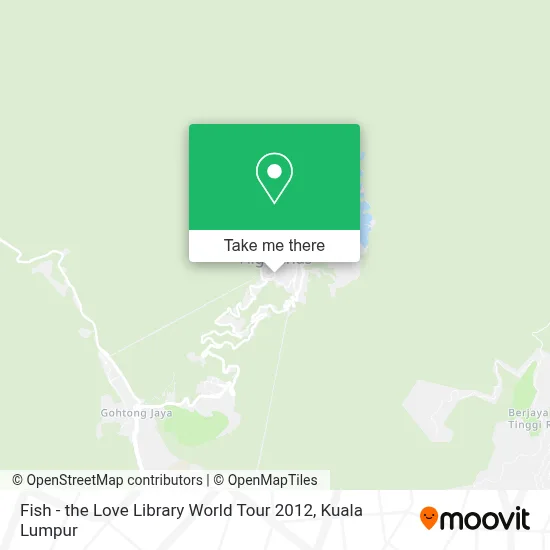 Fish - the Love Library World Tour 2012 map