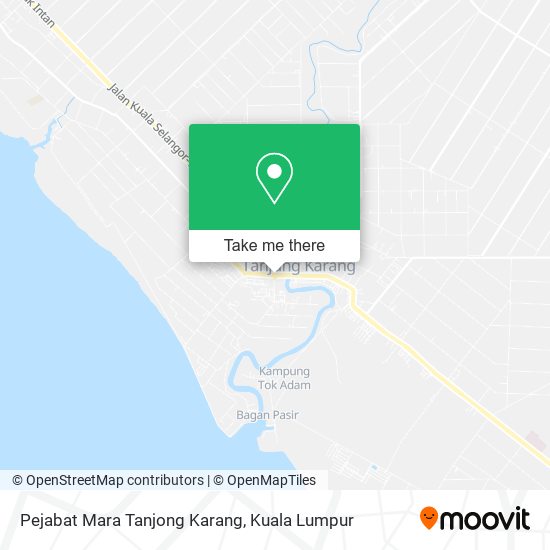 Pejabat Mara Tanjong Karang map