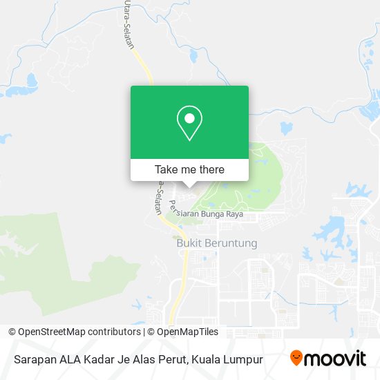 Sarapan ALA Kadar Je Alas Perut map