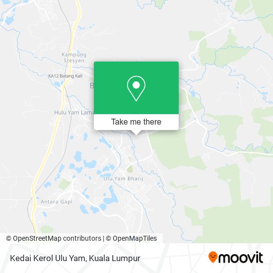 Kedai Kerol Ulu Yam map