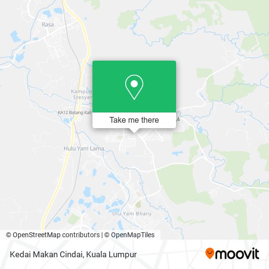 Kedai Makan Cindai map