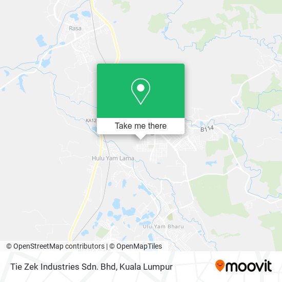 Tie Zek Industries Sdn. Bhd map