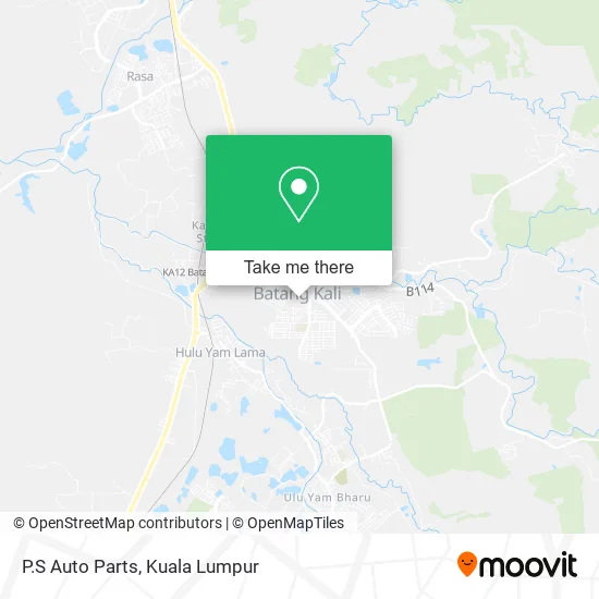 P.S Auto Parts map