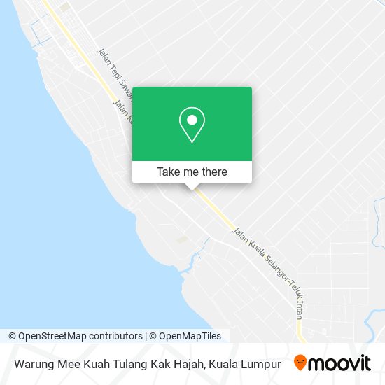Peta Warung Mee Kuah Tulang Kak Hajah