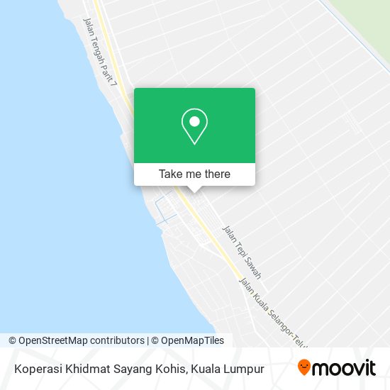 Koperasi Khidmat Sayang Kohis map