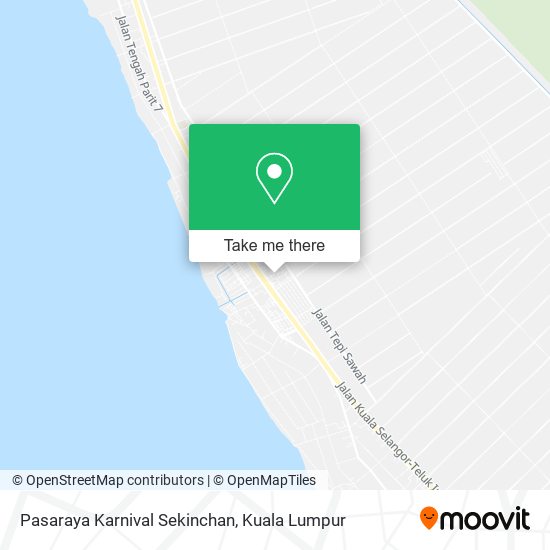 Pasaraya Karnival Sekinchan map