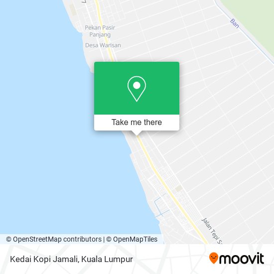 Peta Kedai Kopi Jamali