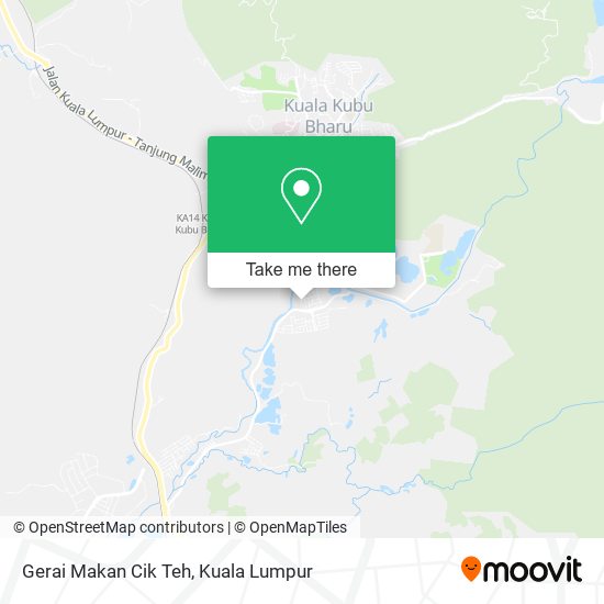 Gerai Makan Cik Teh map