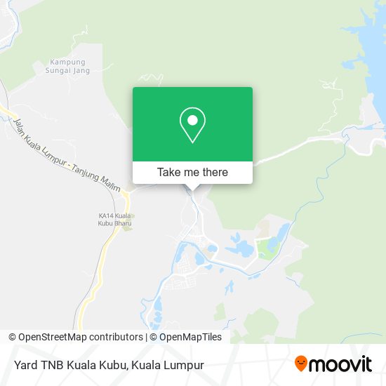 Peta Yard TNB Kuala Kubu