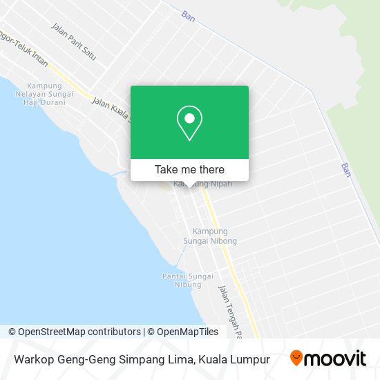 Peta Warkop Geng-Geng Simpang Lima