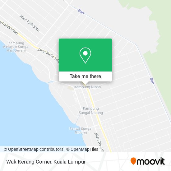 Wak Kerang Corner map