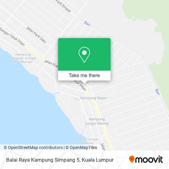 Peta Balai Raya Kampung Simpang 5