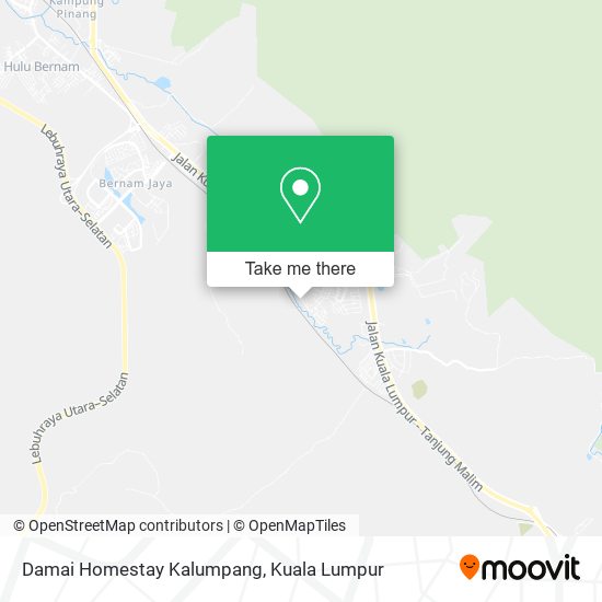 Peta Damai Homestay Kalumpang