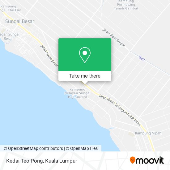 Kedai Teo Pong map
