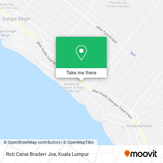 Roti Canai Braderr Joe map