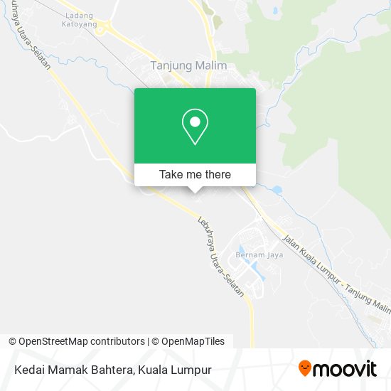 Kedai Mamak Bahtera map