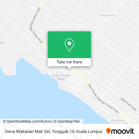 Peta Gerai Makanan Mak Siti, Tonggak 10