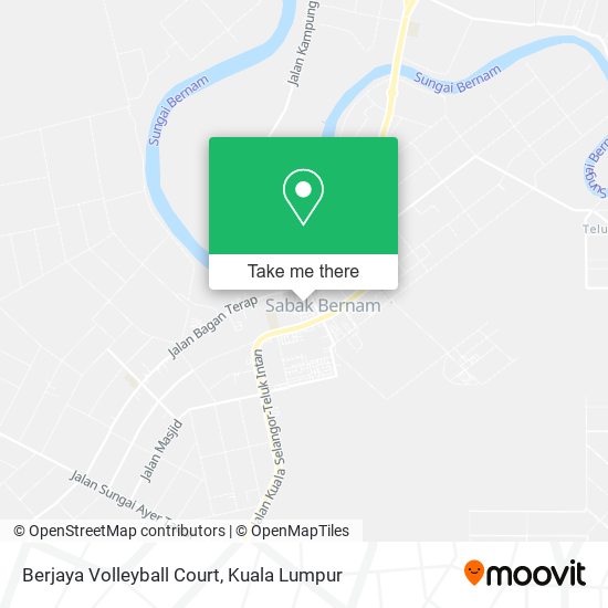 Berjaya Volleyball Court map