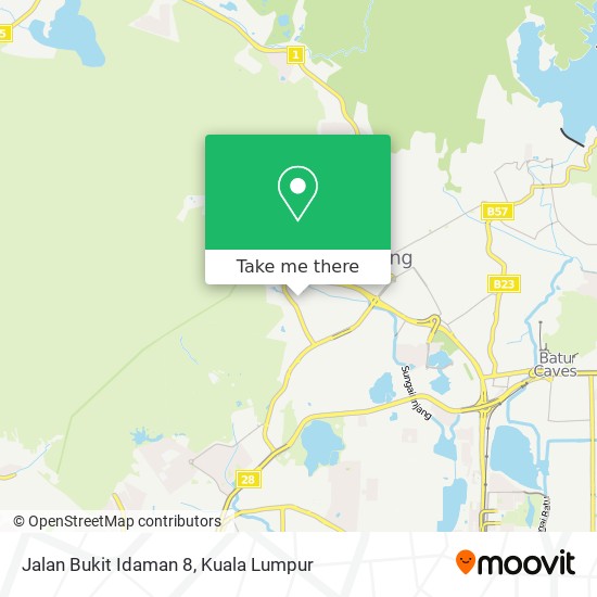 Jalan Bukit Idaman 8 map