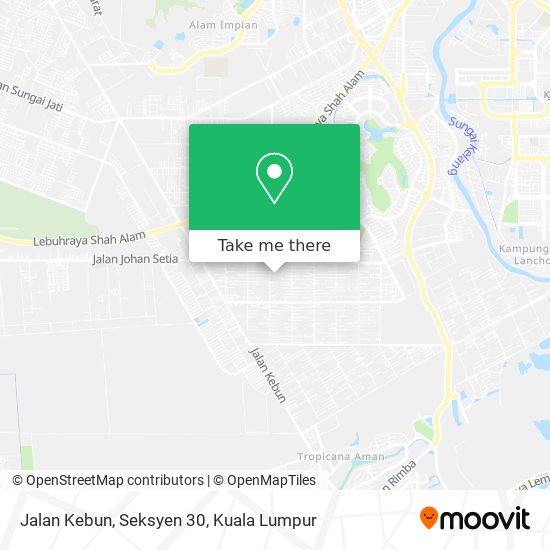 Peta Jalan Kebun, Seksyen 30