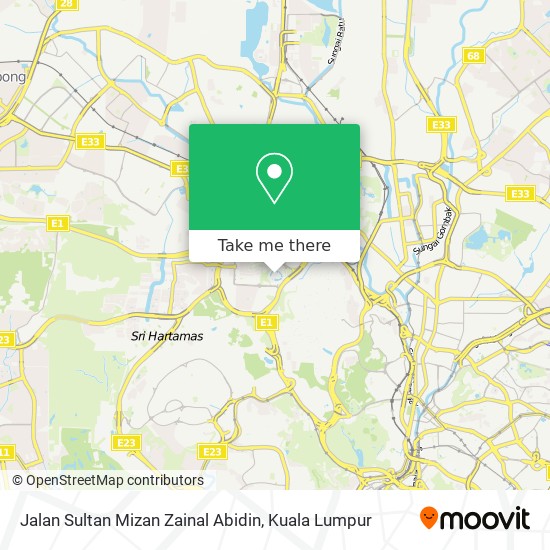 Jalan Sultan Mizan Zainal Abidin map