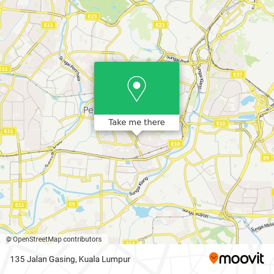 Peta 135 Jalan Gasing