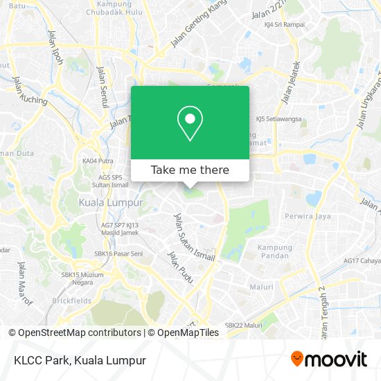 Peta KLCC Park