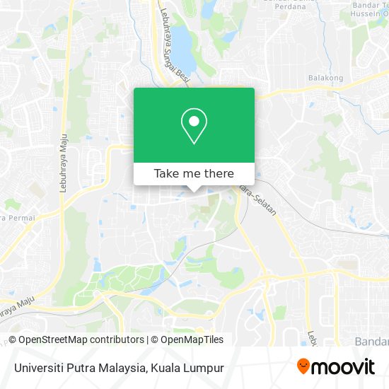 Peta Universiti Putra Malaysia