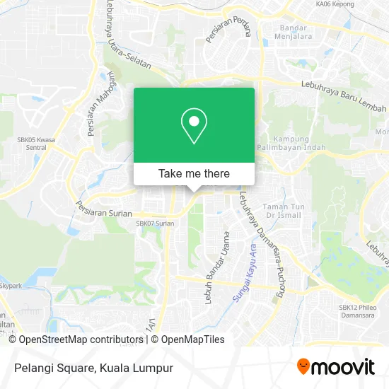 Pelangi Square map