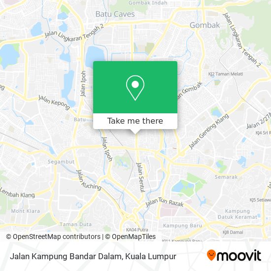 Jalan Kampung Bandar Dalam map
