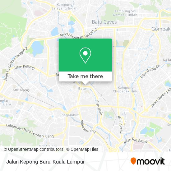 Peta Jalan Kepong Baru