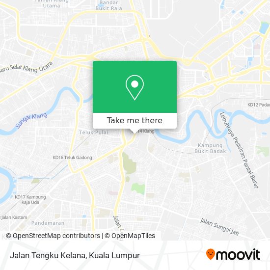Peta Jalan Tengku Kelana