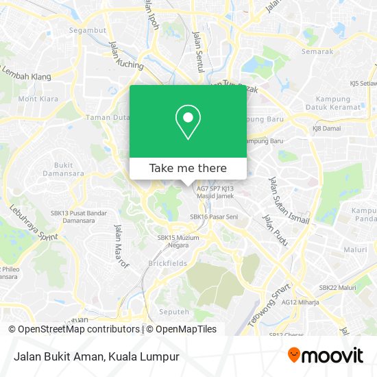 Jalan Bukit Aman map