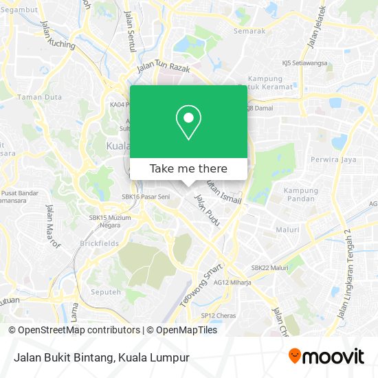 Jalan Bukit Bintang map