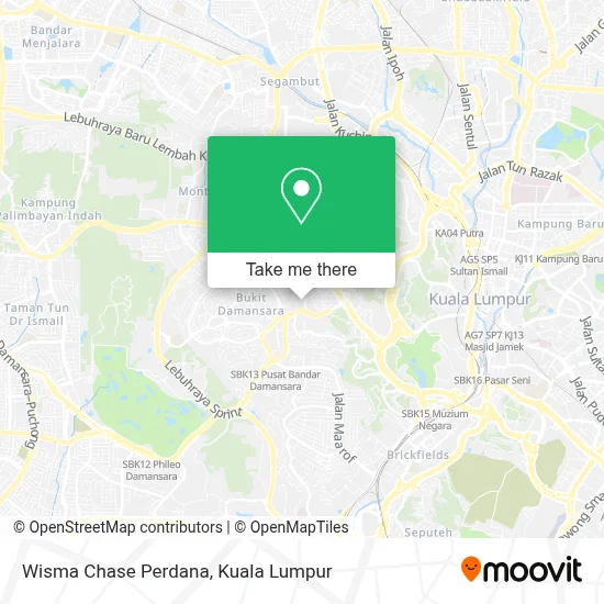 Wisma Chase Perdana map