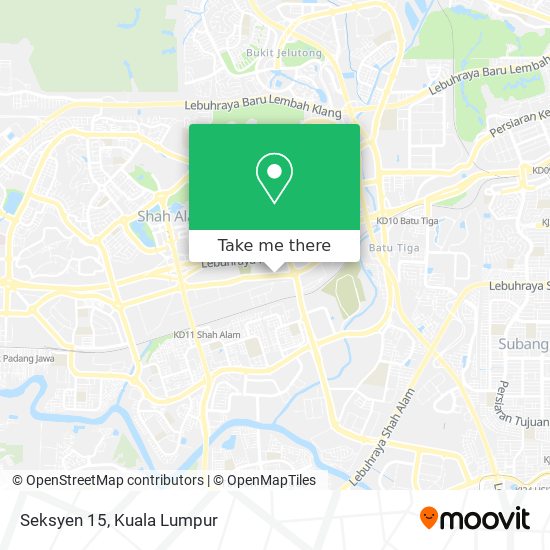 Seksyen 15 map