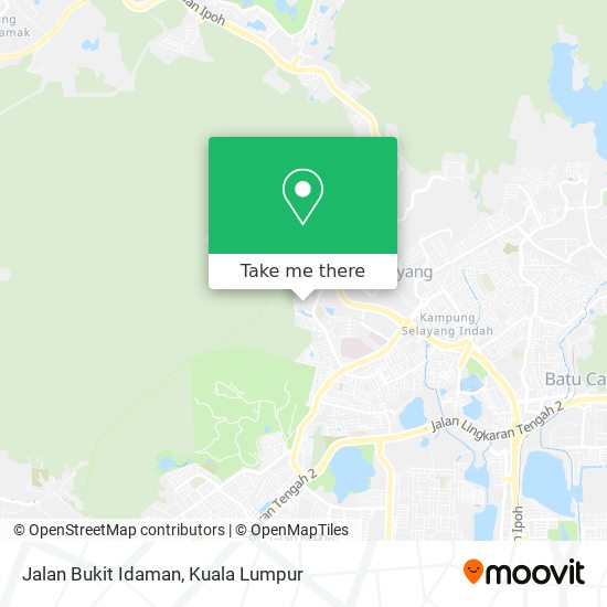 Jalan Bukit Idaman map