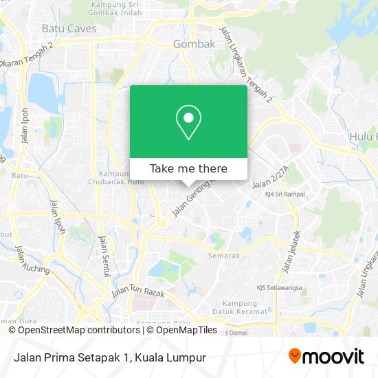 How To Get To Jalan Prima Setapak 1 In Kuala Lumpur By Bus Mrt Lrt Or Monorail