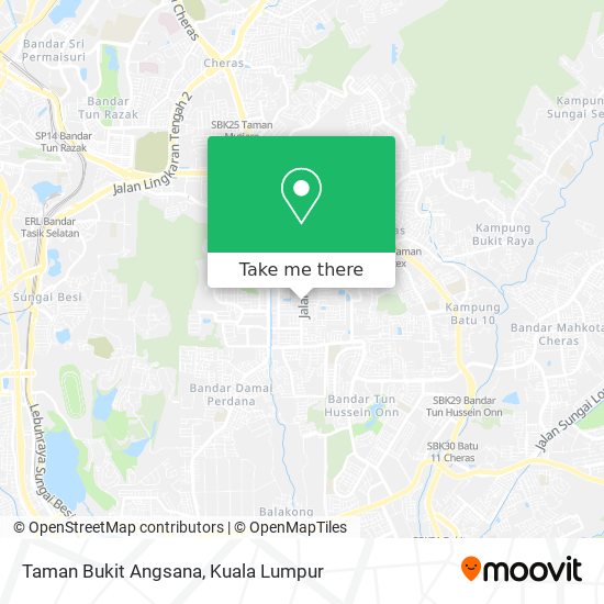 Taman Bukit Angsana map