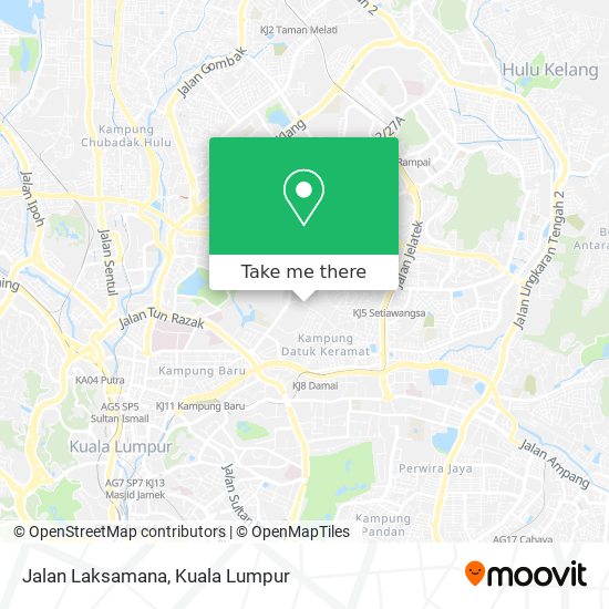 Jalan Laksamana map