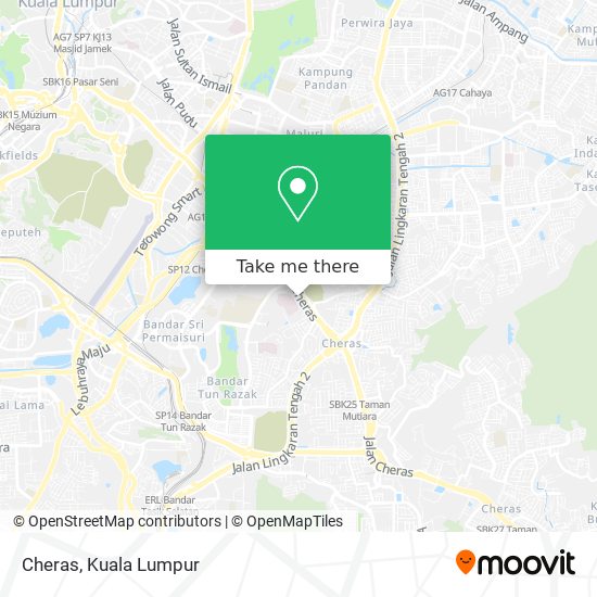 Cheras map