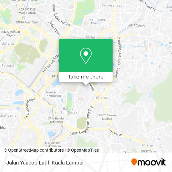 Jalan Yaacob Latif map