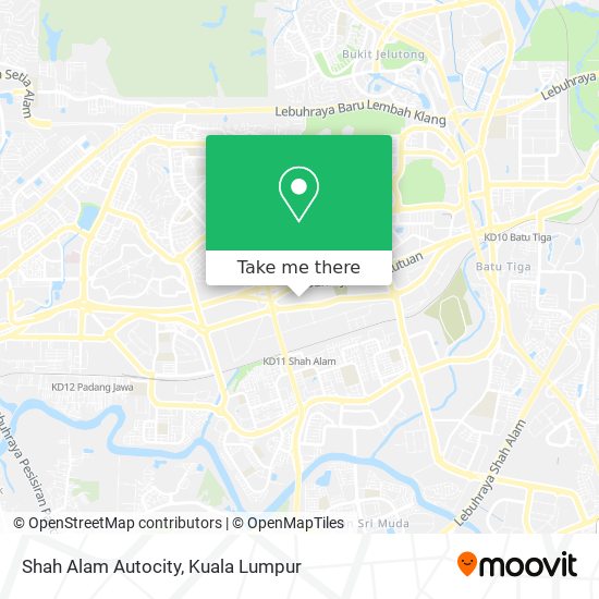 Peta Shah Alam Autocity