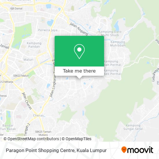 Paragon Point Shopping Centre map