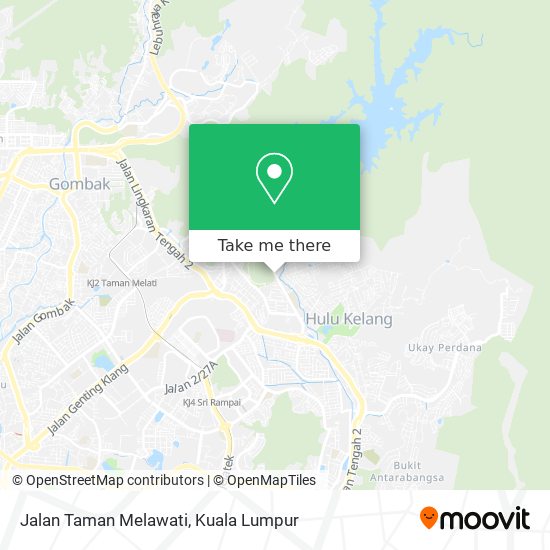 Peta Jalan Taman Melawati