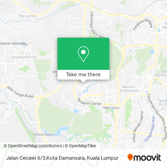 Peta Jalan Cecawi 6 / 3,Kota Damansara