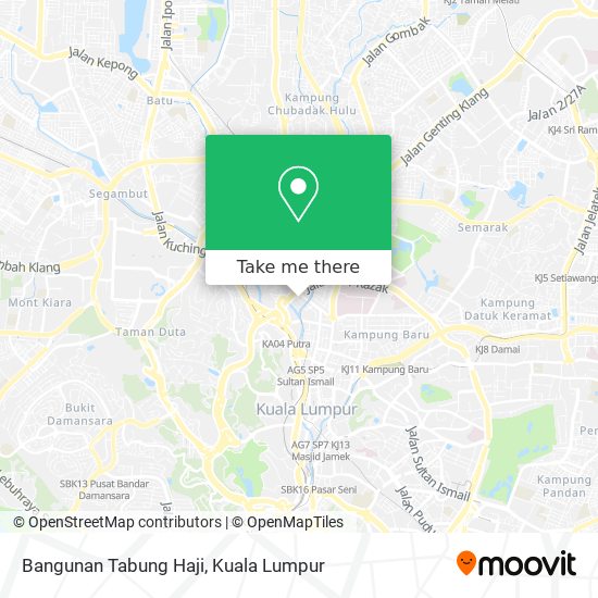 Bangunan Tabung Haji map