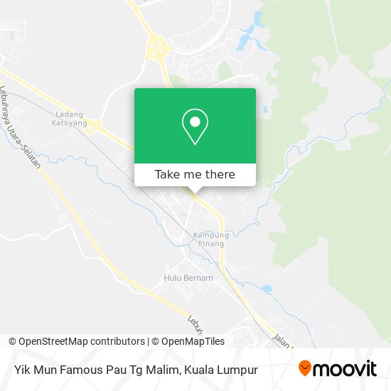 Yik Mun Famous Pau Tg Malim map