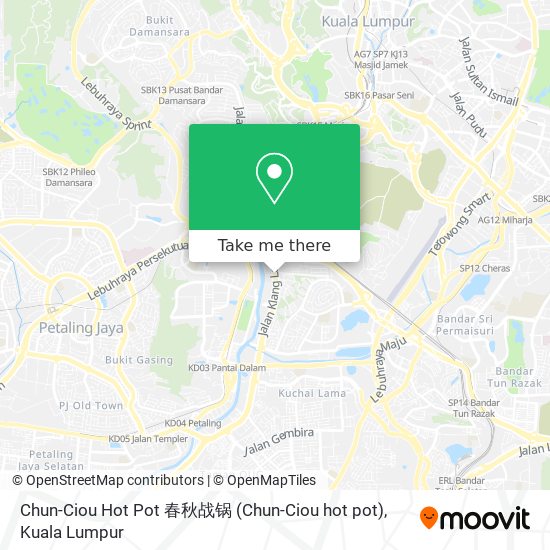 Chun-Ciou Hot Pot 春秋战锅 (Chun-Ciou hot pot) map