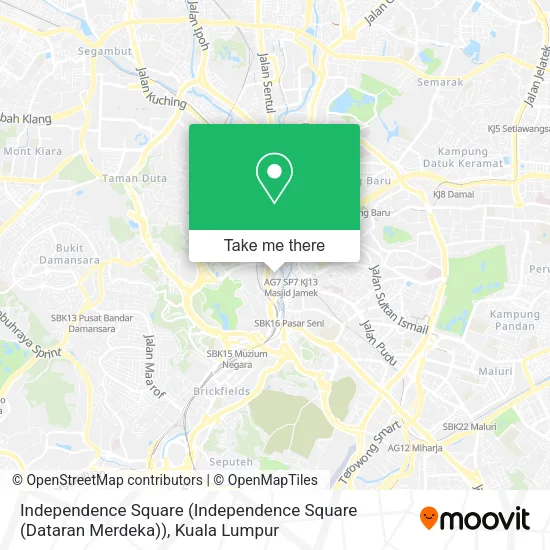 Independence Square (Independence Square (Dataran Merdeka)) map
